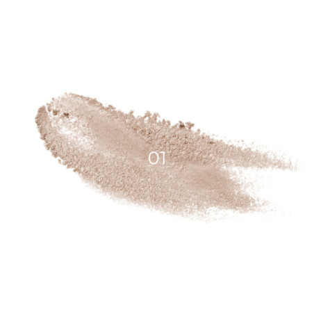 Satynowy cień sypki: 01 MILKY BEIGE