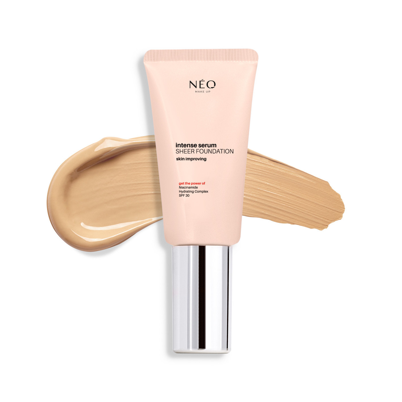 Podkład nawilżający Sheer Foundation: 02 Ivory