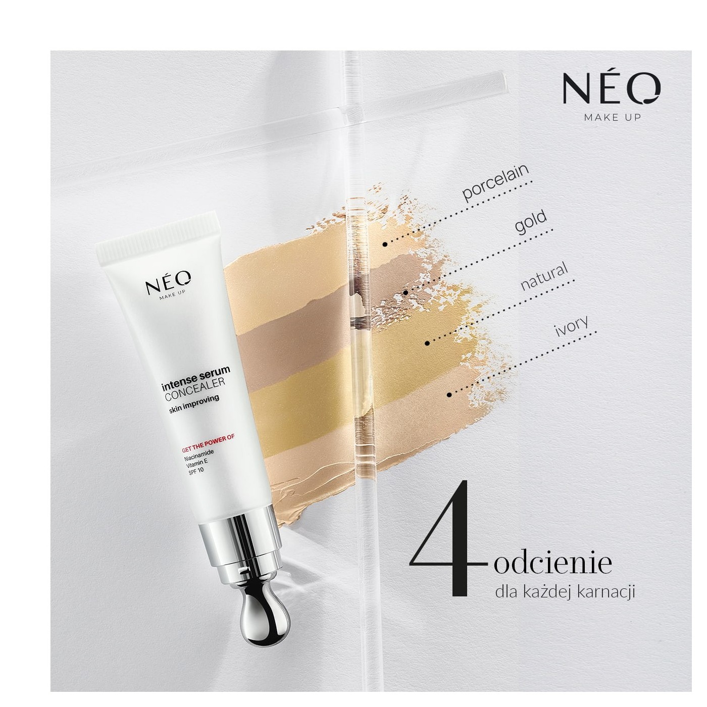 02 Korektor Intense Serum Concealer Ivory | NEO MAKE UP 02 Korektor Intense Serum Concealer Ivory | NEO MAKE UP
