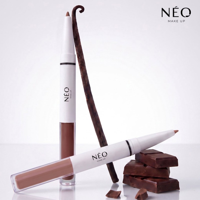 Kredka 3w1 z błyszczykiem 07 Hot Chocolate - NEO MAKE UP Kredka 3w1 z błyszczykiem 07 Hot Chocolate - NEO MAKE UP
