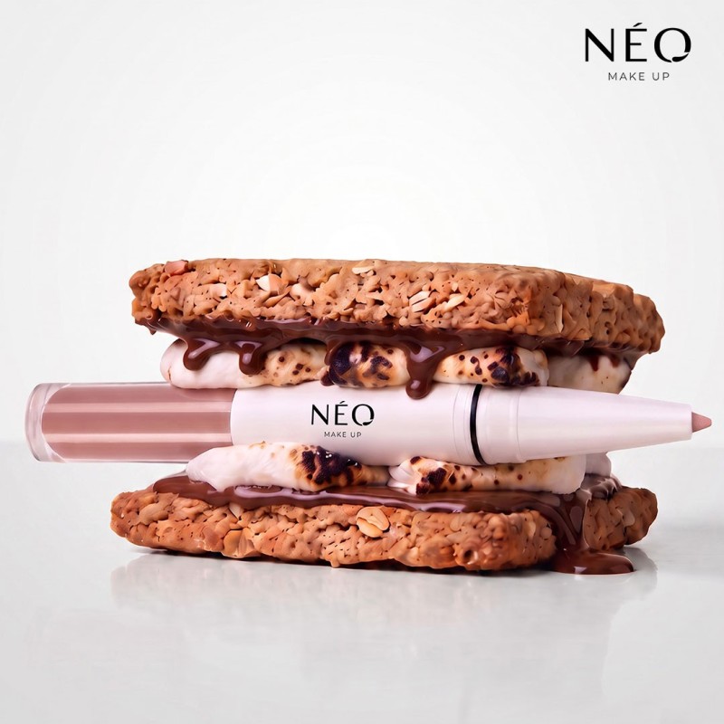 Kredka 3w1 z błyszczykiem 07 Hot Chocolate - NEO MAKE UP Kredka 3w1 z błyszczykiem 07 Hot Chocolate - NEO MAKE UP