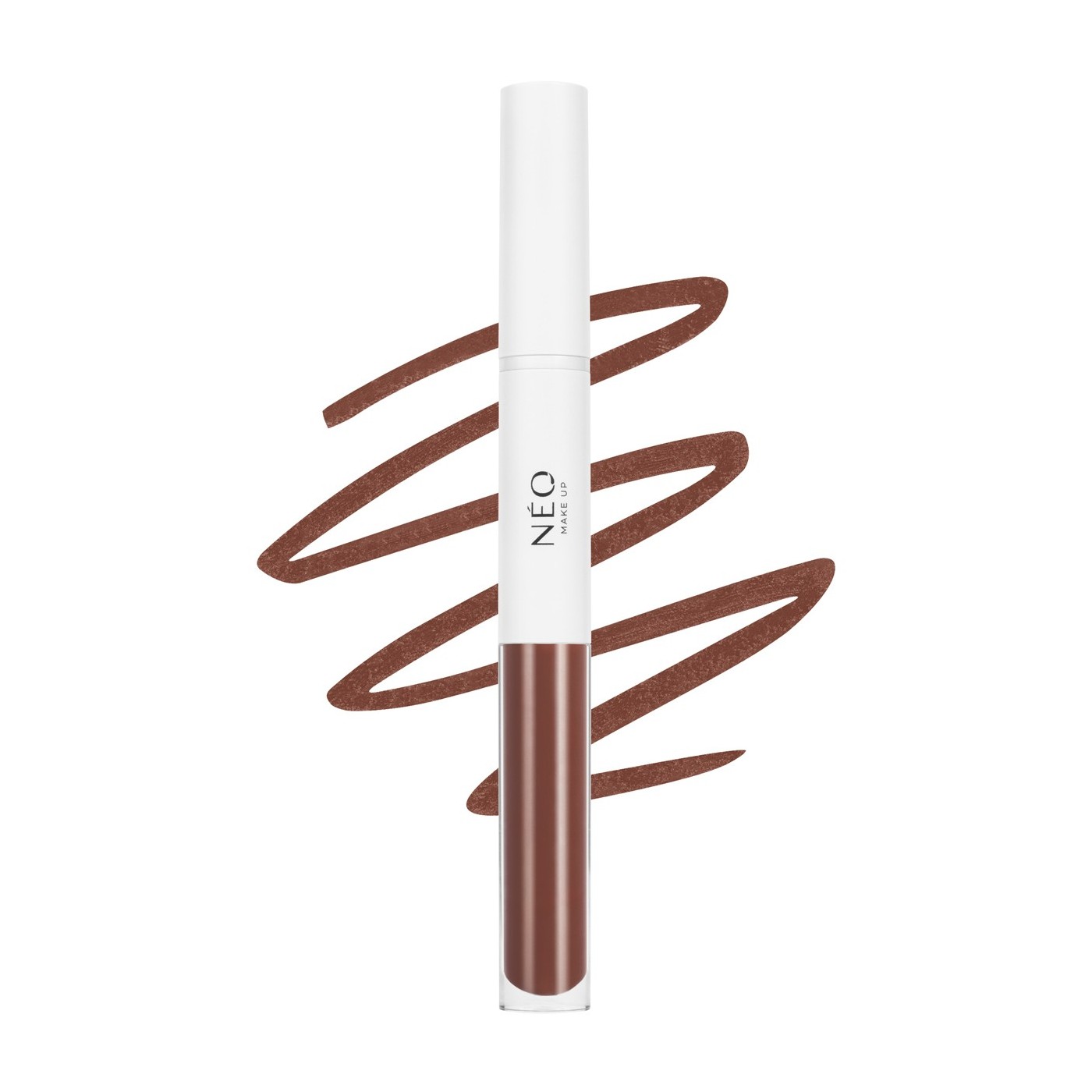 Kredka 3w1 z błyszczykiem 08 Melted Cocoa - NEO MAKE UP Kredka 3w1 z błyszczykiem 08 Melted Cocoa - NEO MAKE UP