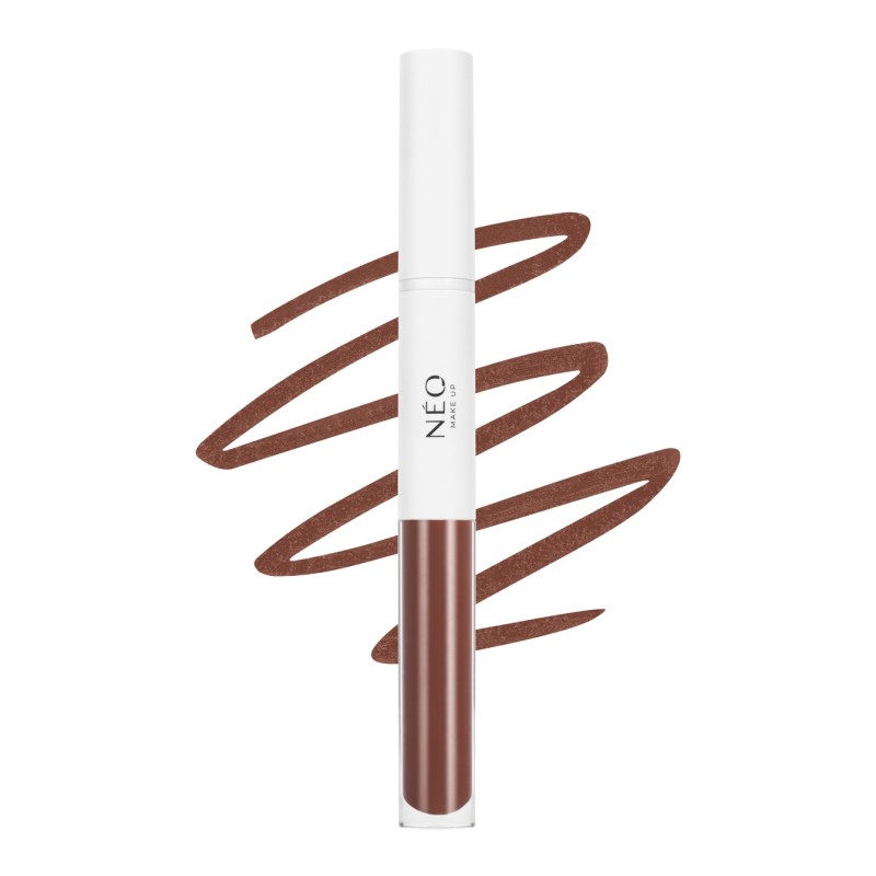 Kredka 3w1 z błyszczykiem 08 Melted Cocoa - NEO MAKE UP Kredka 3w1 z błyszczykiem 08 Melted Cocoa - NEO MAKE UP