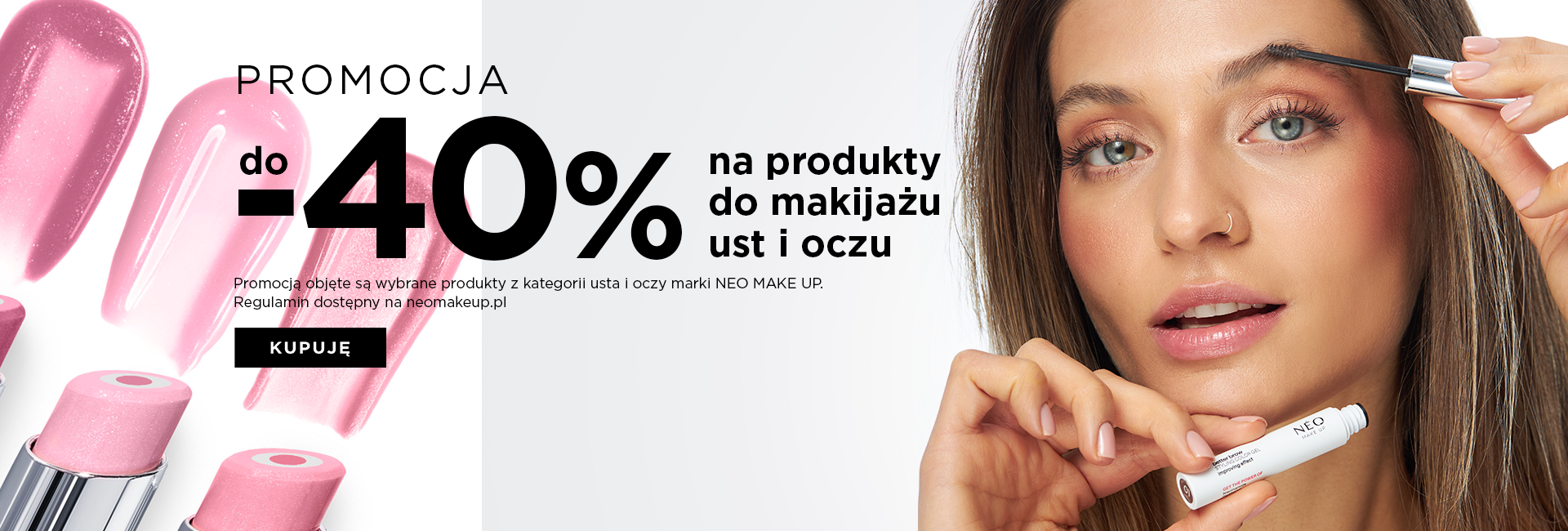 Do -40% na produkty do ust i oczu